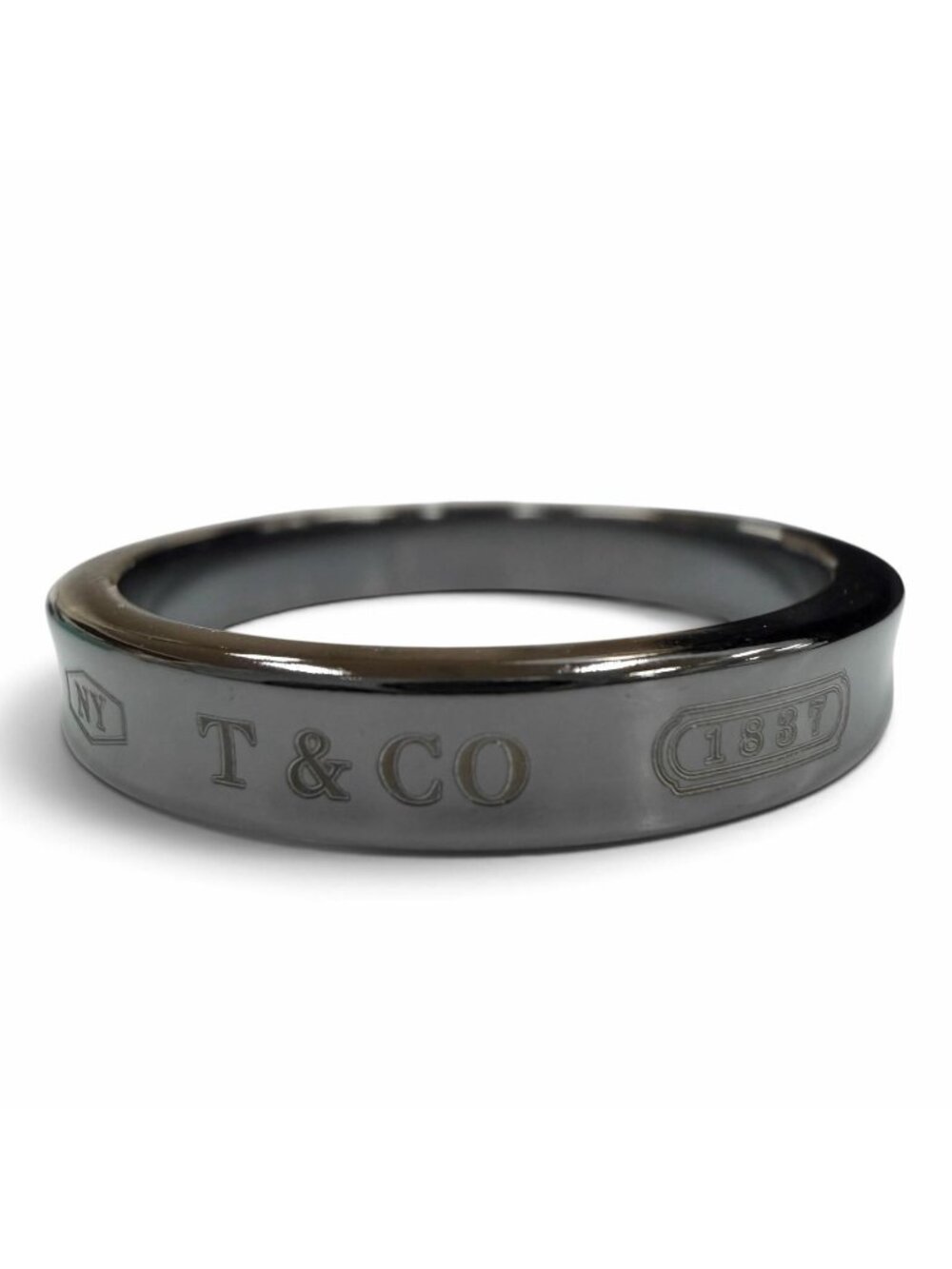 Tiffany & Co 1837 Narrow Ring Titanium Black